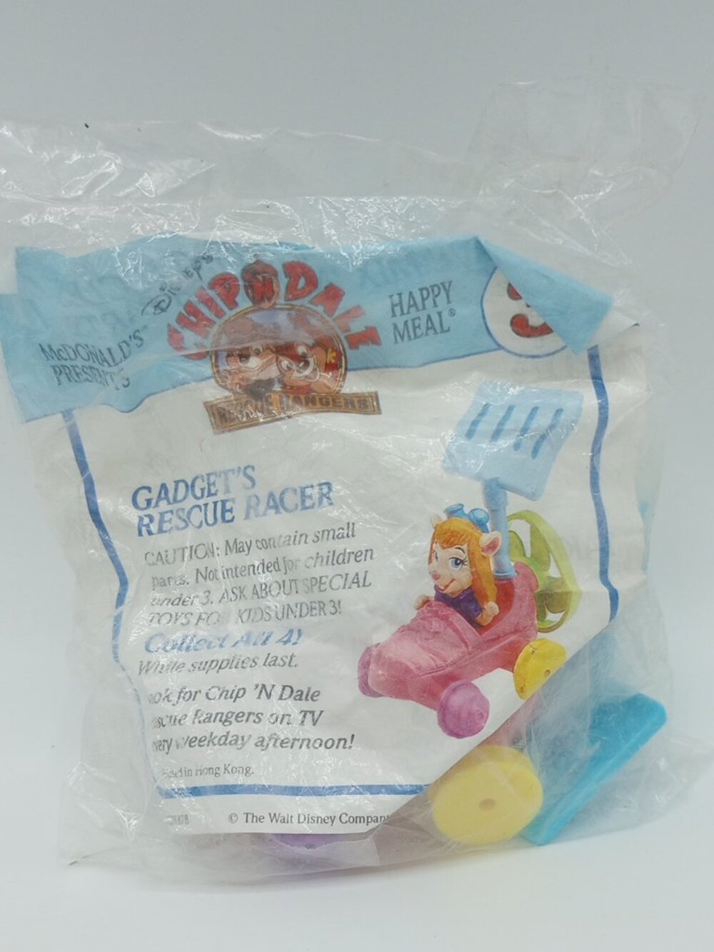 Vtg 1989 Sealed Disney Chip n Dale Rescue Rangers Gadget Hackwrench McDonald's